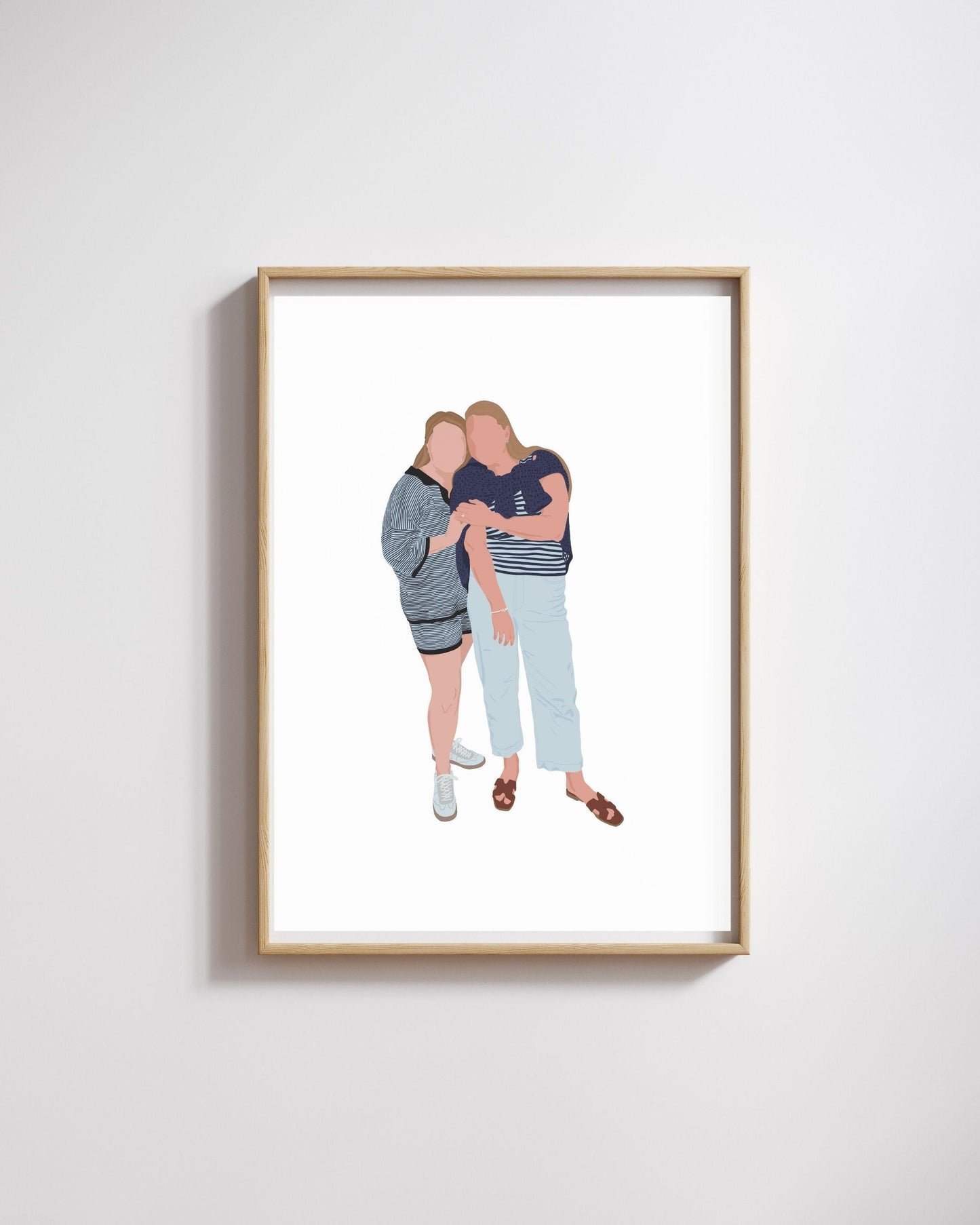 Custom Faceless Digital Portrait