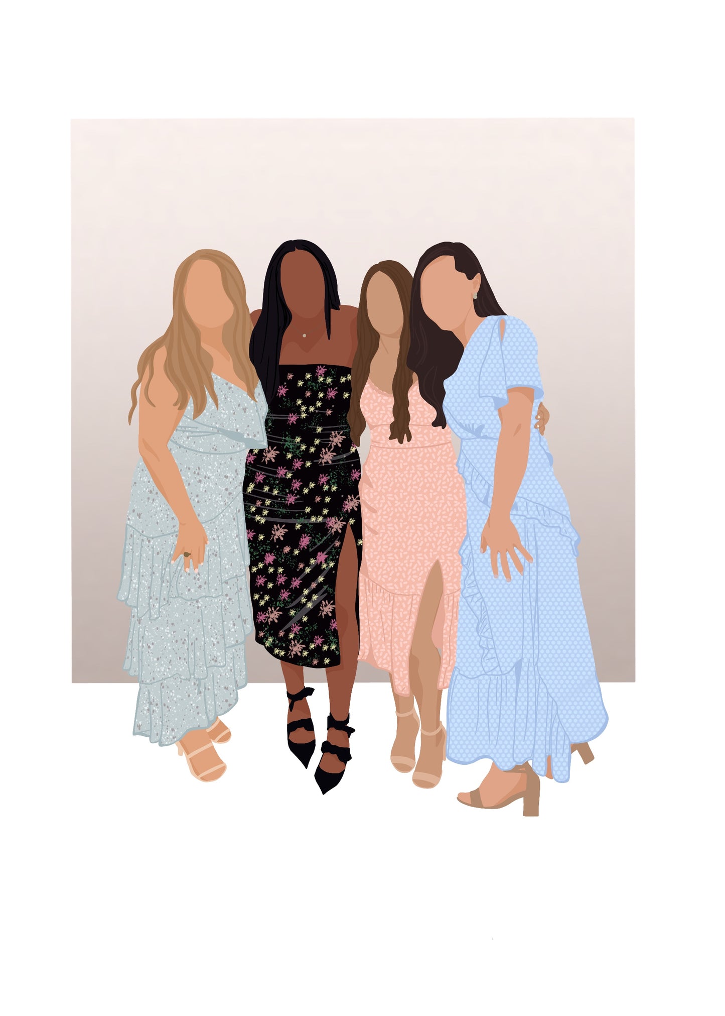 Custom Faceless Digital Portrait