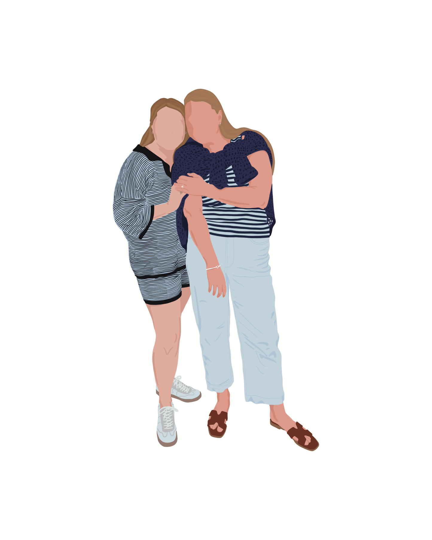 Custom Faceless Digital Portrait